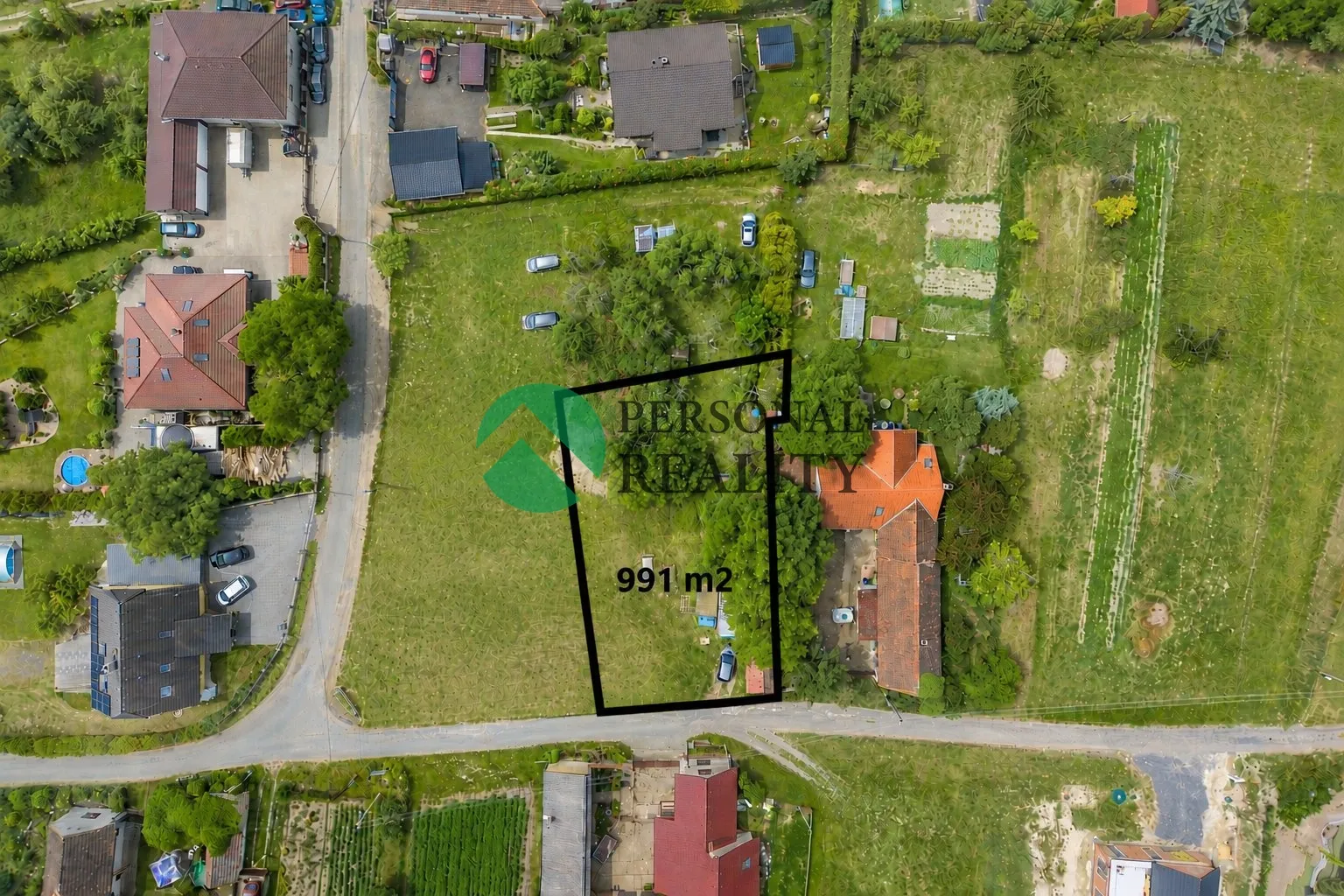 Prodej pozemku k bydlení 991 m², Kly - Hoření Vinice